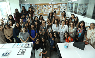 International VOGUE Editor, Suzy Menkes visits ISDI